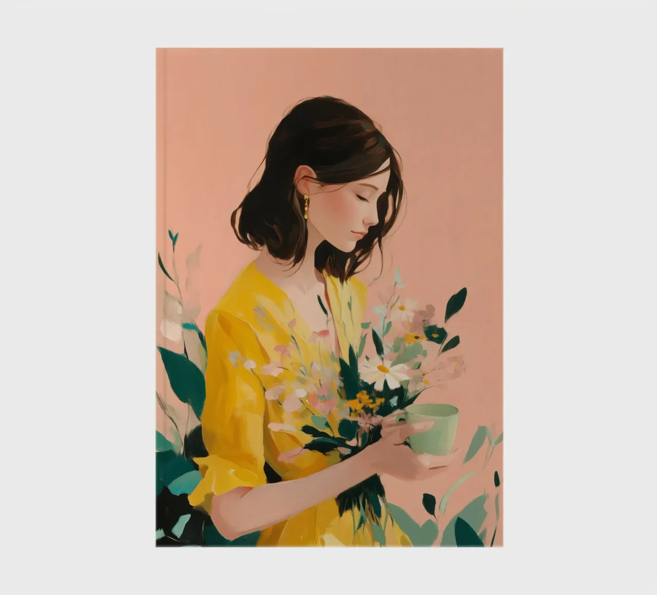 Beautiful Things Don't Ask for Attention I notebook by Clara August