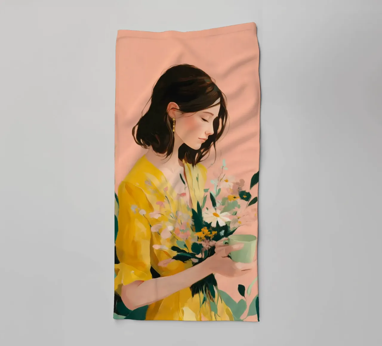 Beautiful Things Don't Ask for Attention I asciugamano da bagno da Clara August