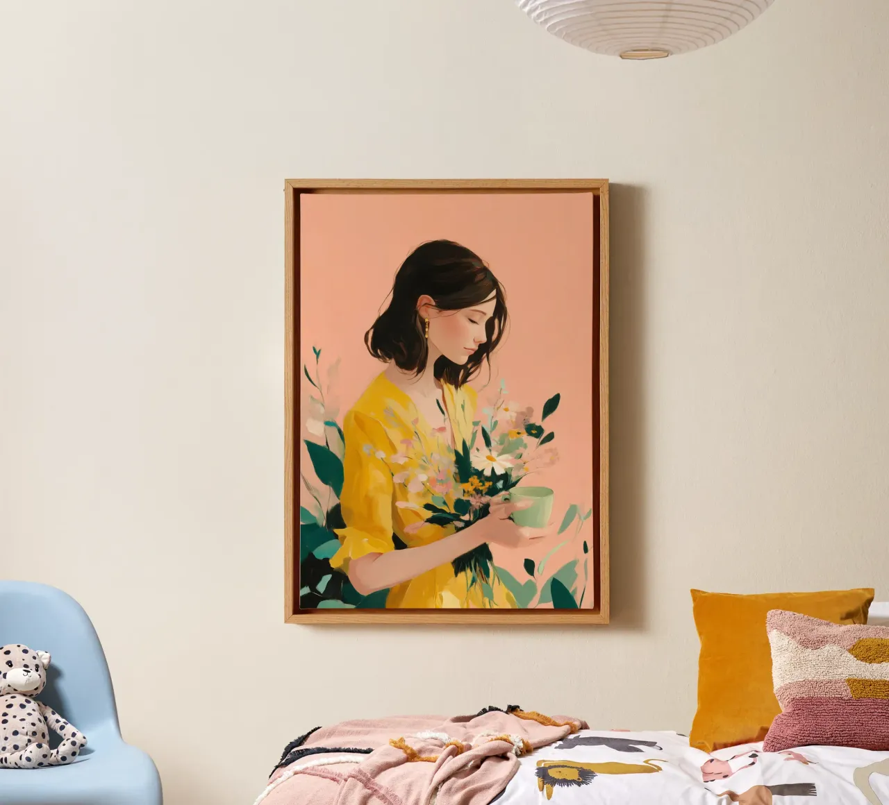 Beautiful Things Don't Ask for Attention I canvas van Clara August