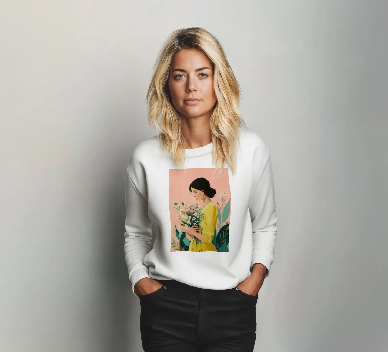 Beautiful Things Don't Ask for Attention II sudadera de Clara August