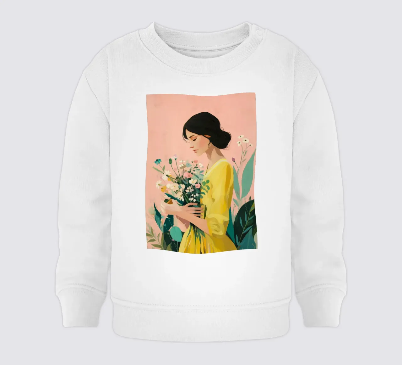 Beautiful Things Don't Ask for Attention II felpa neonato da Clara August