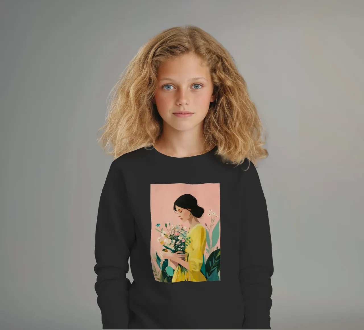 Beautiful Things Don't Ask for Attention II felpa bambino da Clara August