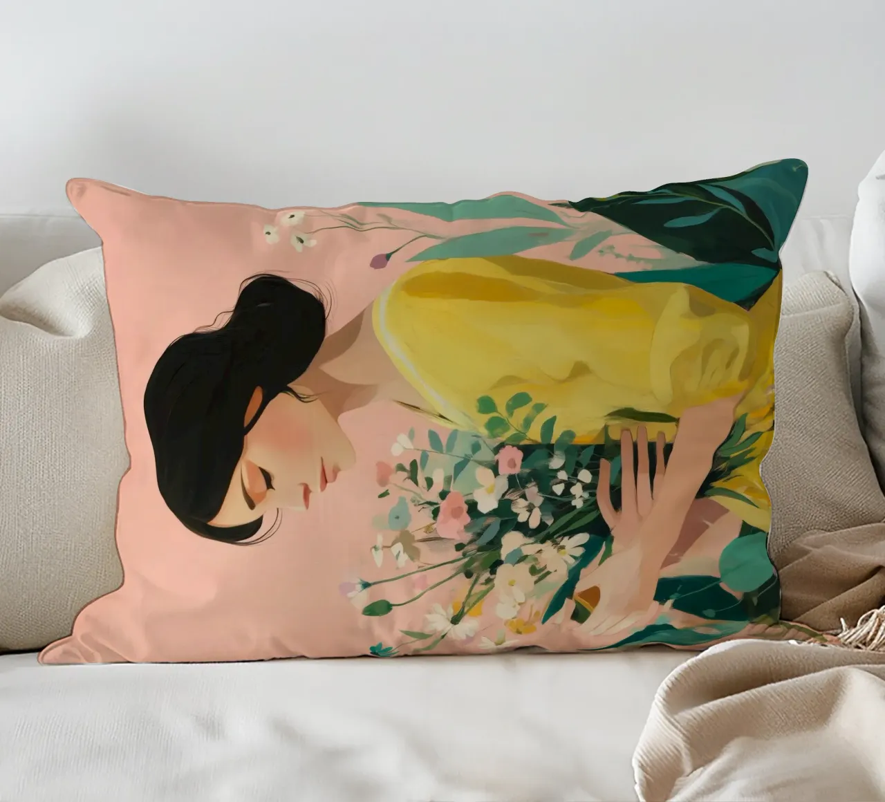 Beautiful Things Don't Ask for Attention II cuscino da Clara August