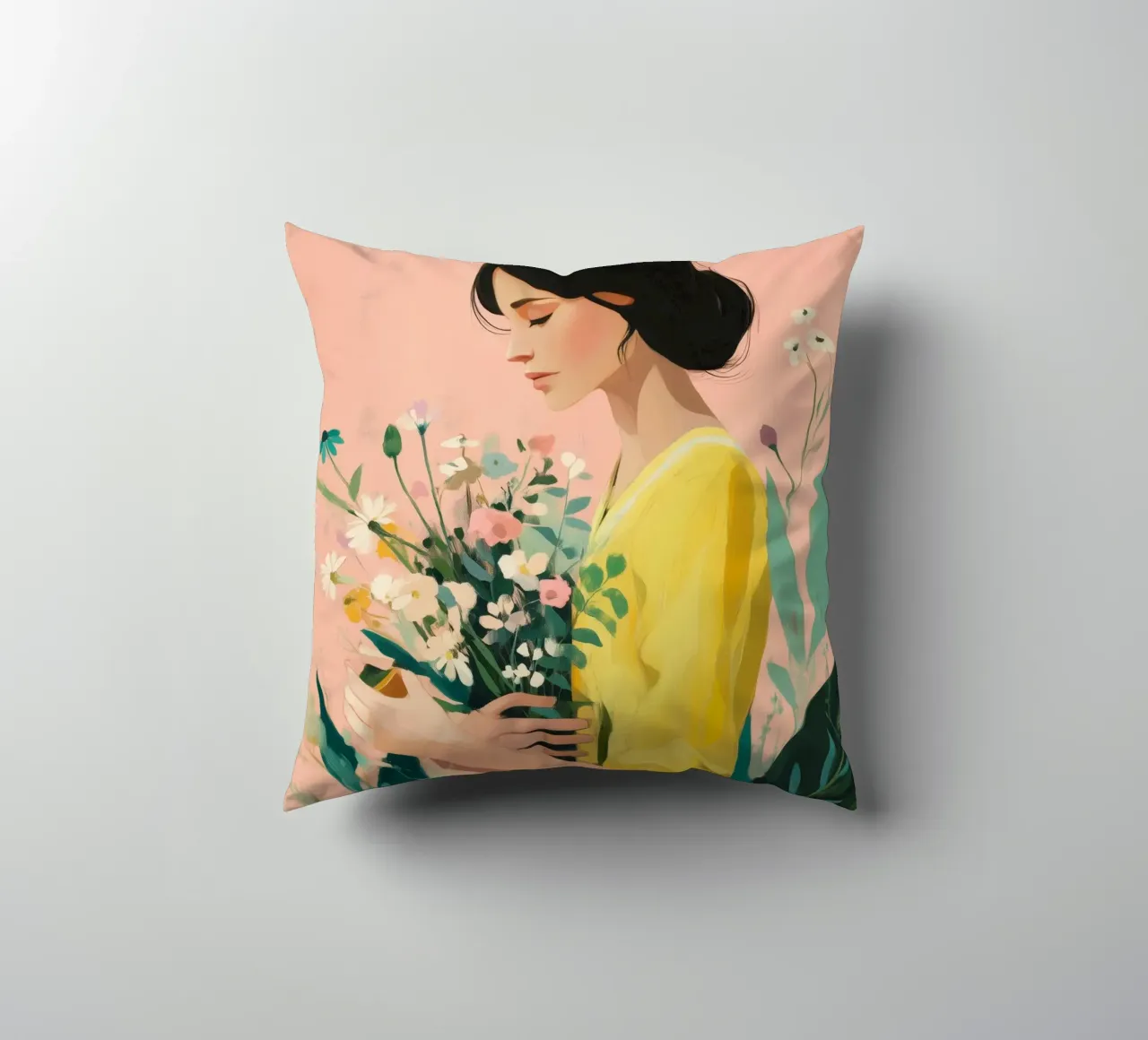 Beautiful Things Don't Ask for Attention II cuscino da Clara August