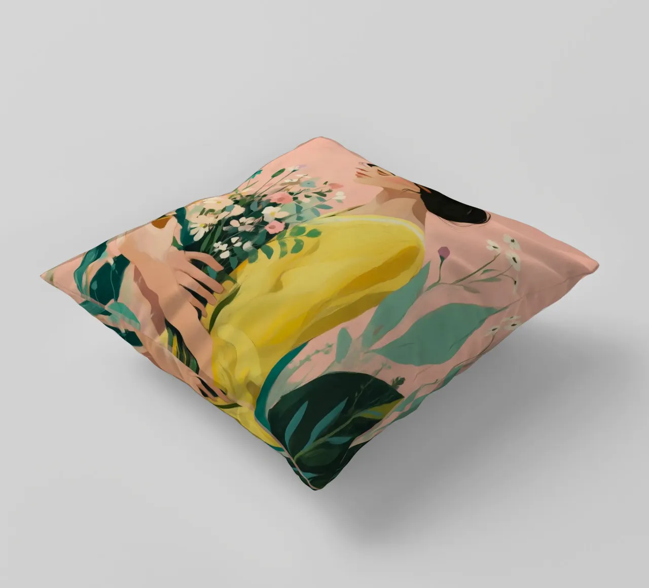 Beautiful Things Don't Ask for Attention II cuscino da Clara August