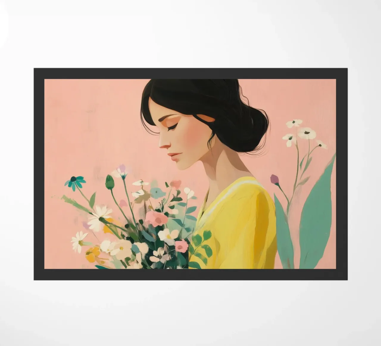 Beautiful Things Don't Ask for Attention II felpudo de Clara August