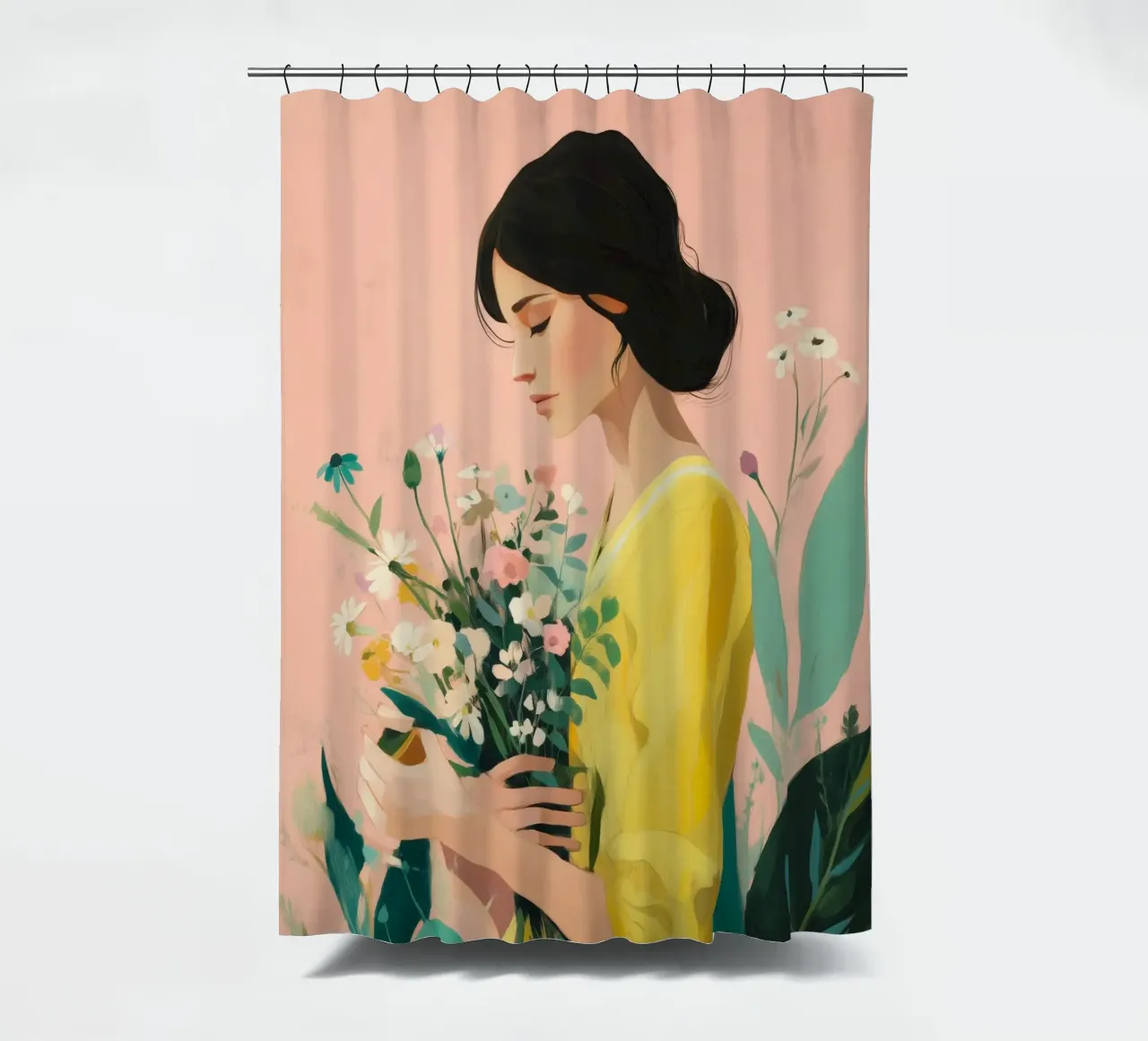 Beautiful Things Don't Ask for Attention II tenda da doccia da Clara August