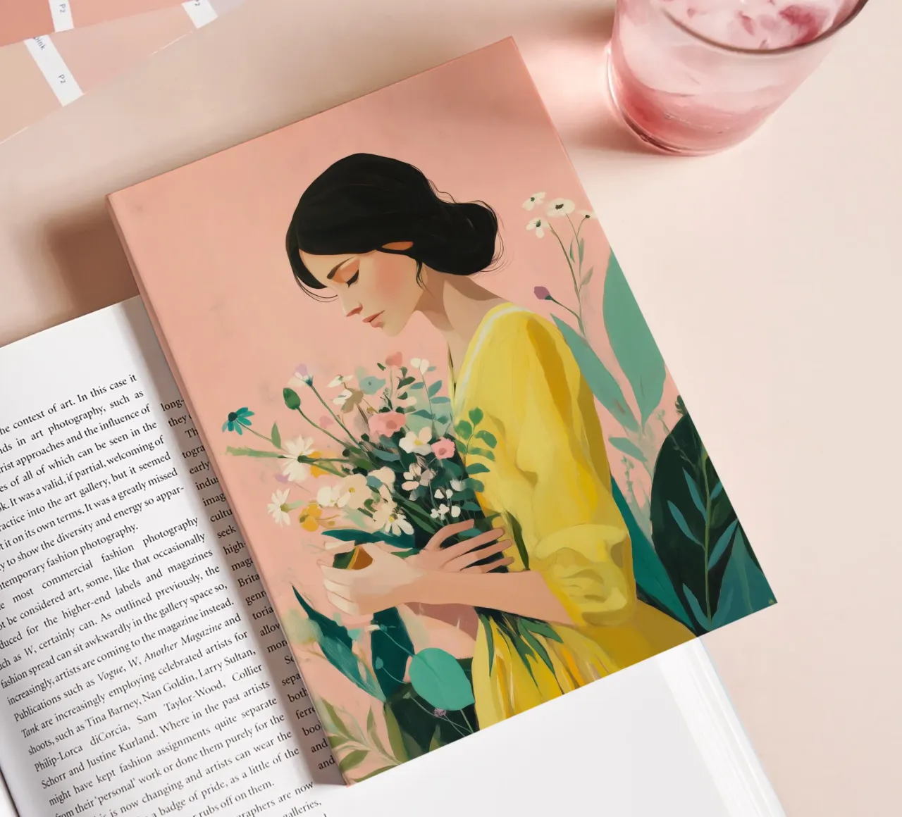 Beautiful Things Don't Ask for Attention II notebook by Clara August