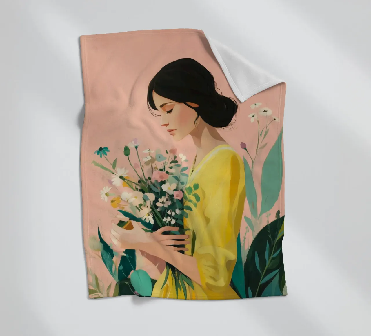 Beautiful Things Don't Ask for Attention II coperta in pile da Clara August