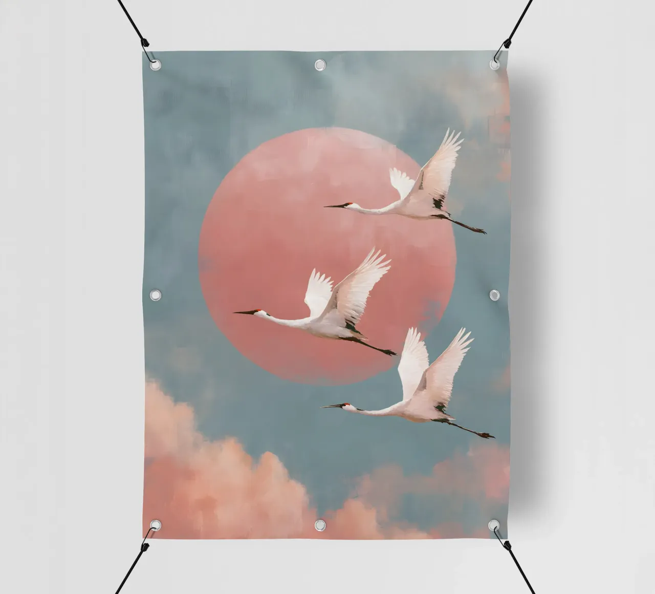 The Cranes telo in pvc da Gypsy Galleria