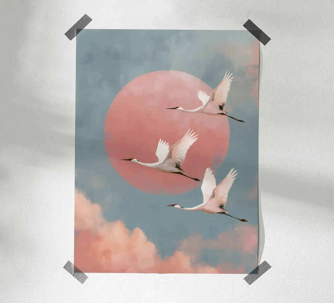 The Cranes carta hahnemühle da Gypsy Galleria