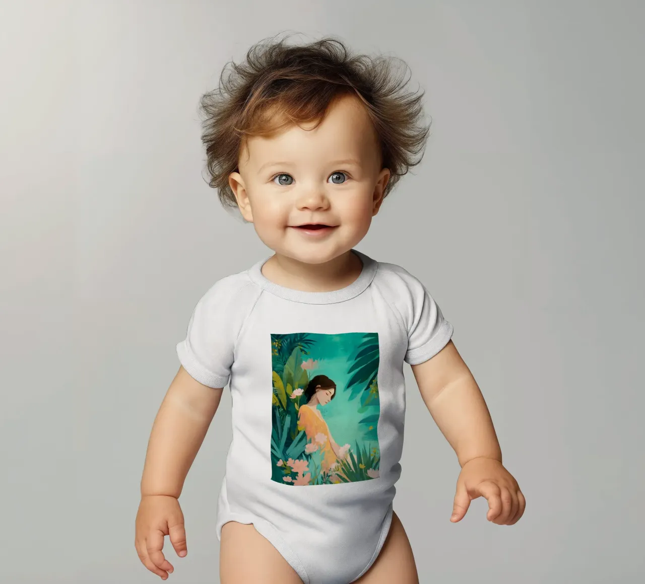 Beautiful Things Don't Ask for Attention III body neonato maniche corte da Clara August