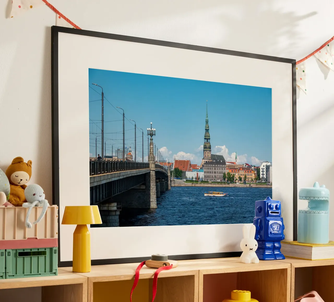 Vue de Riga, capitale de la Lettonie hahnemühle de anderm