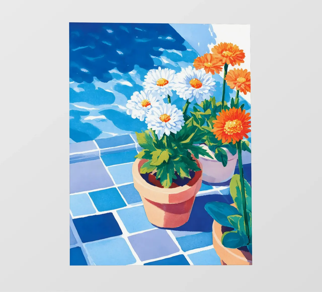 The Pool Flowers pellicola backlit da Gypsy Galleria