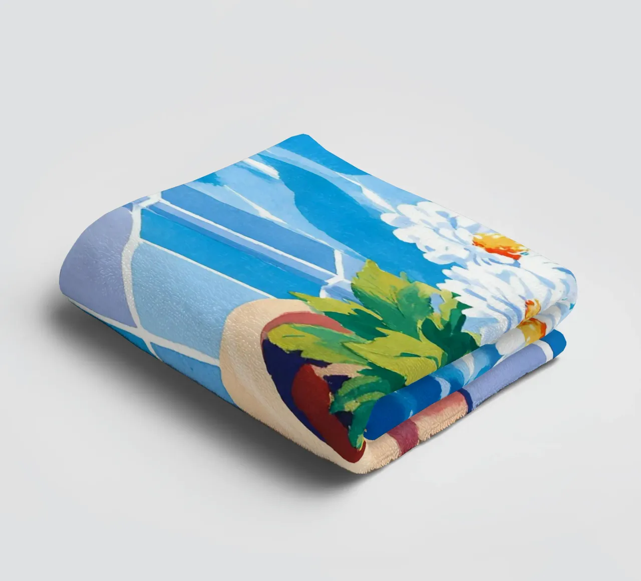 The Pool Flowers asciugamano da bagno da Gypsy Galleria