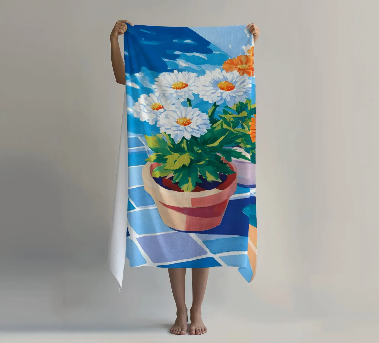 The Pool Flowers telo mare da Gypsy Galleria