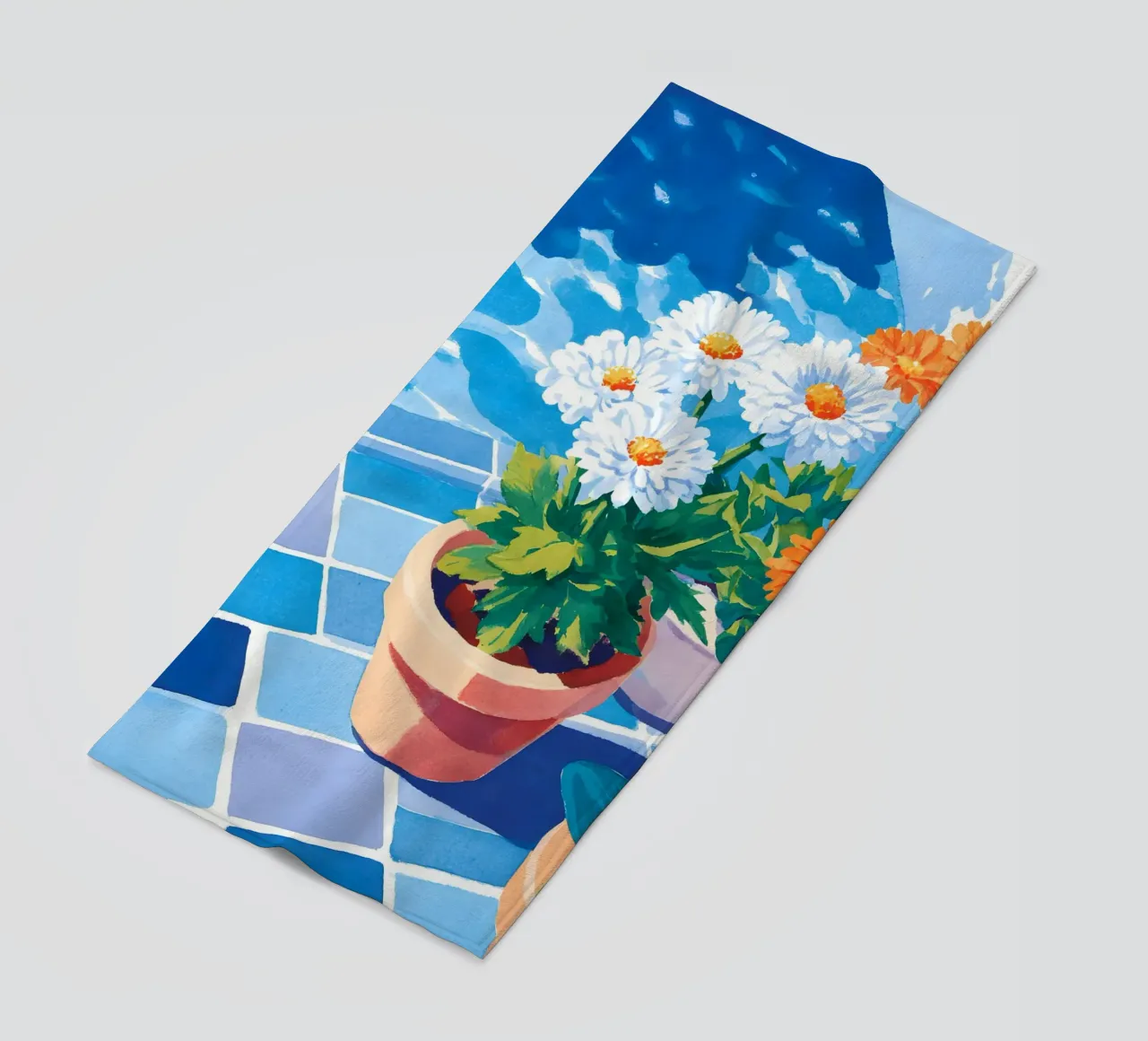 The Pool Flowers telo mare da Gypsy Galleria