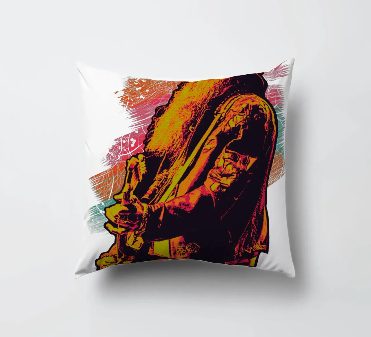 Dusty Hill art cuscino da Lembayung art