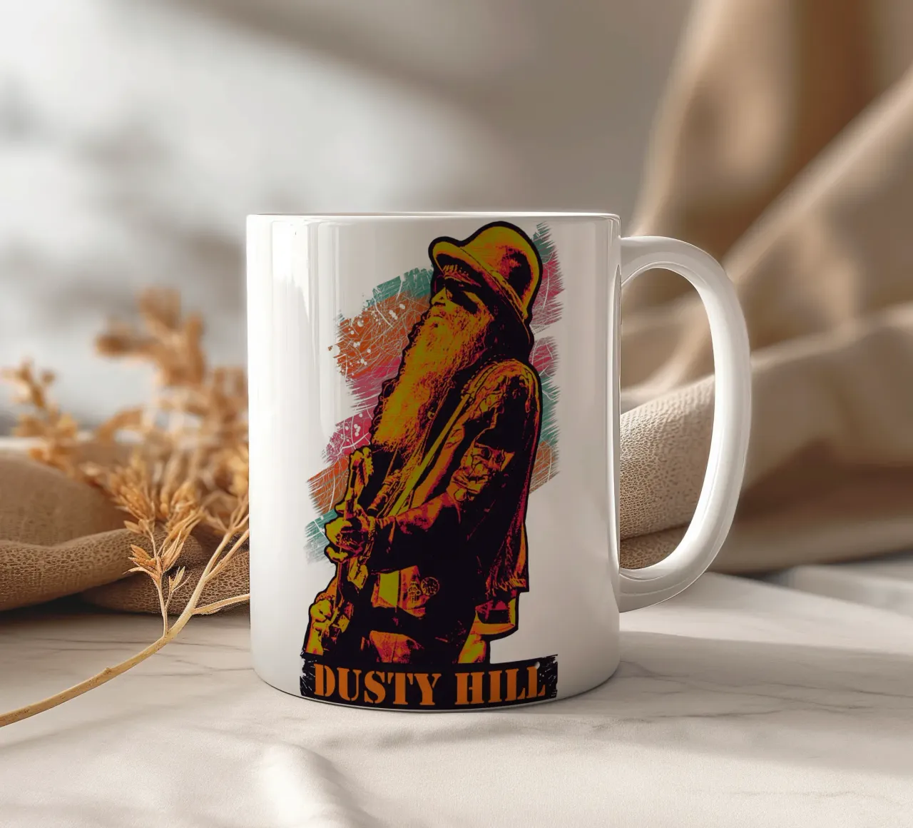 Dusty Hill art tazza in ceramica da Lembayung art