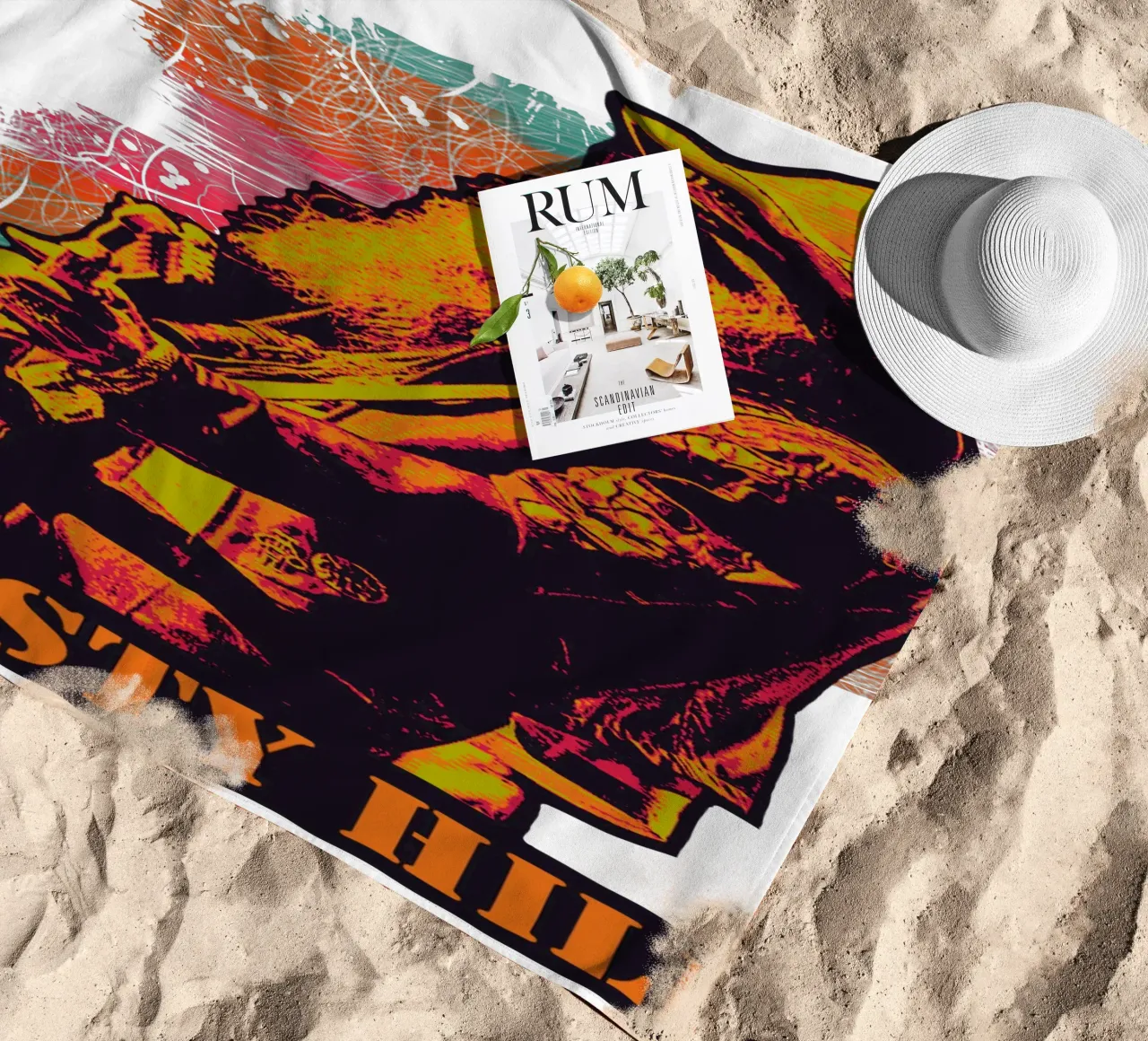 Dusty Hill art telo mare da Lembayung art