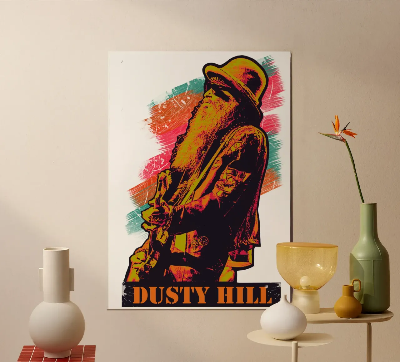 Dusty Hill art carta hahnemühle da Lembayung art