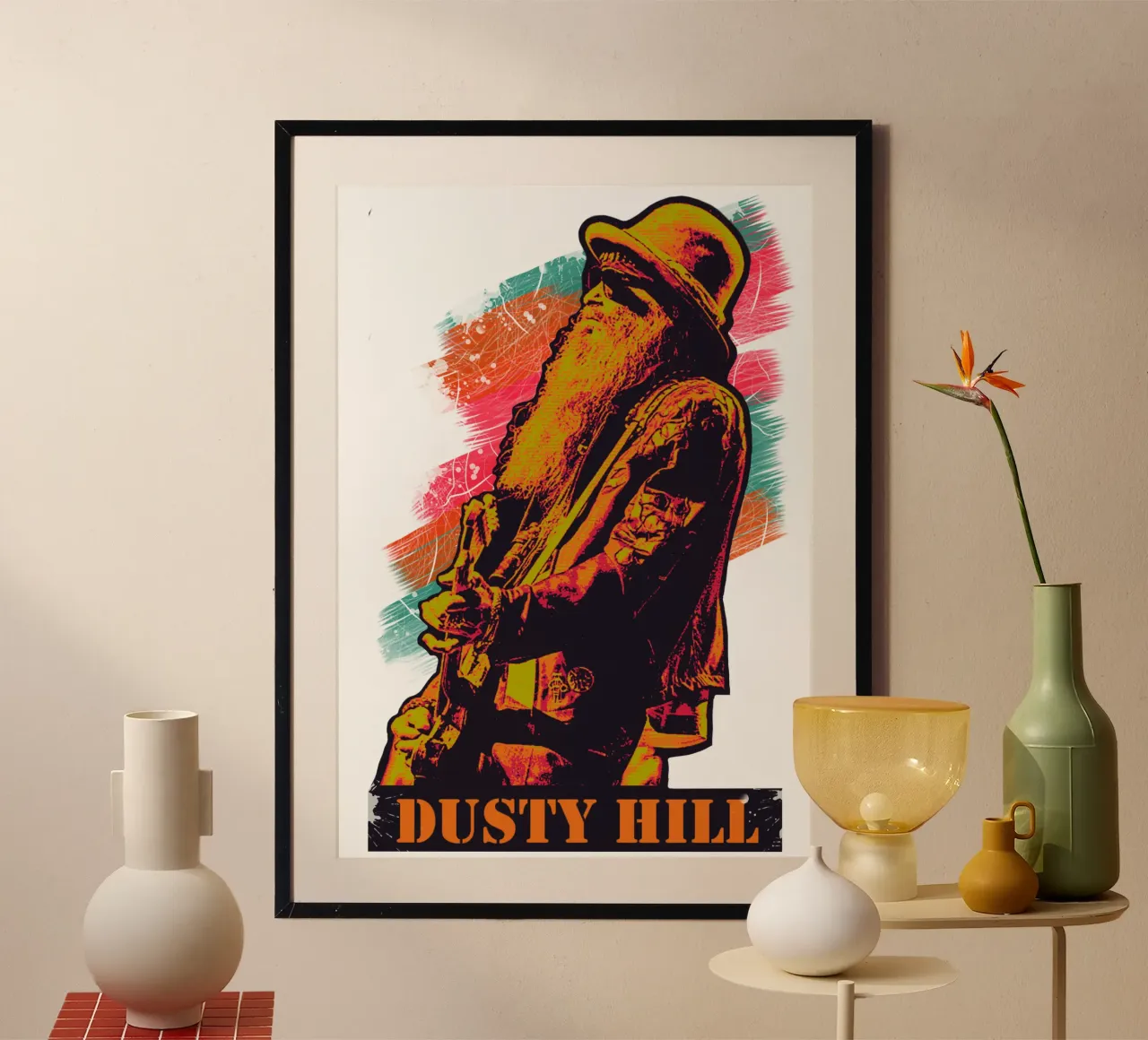 Dusty Hill art carta hahnemühle da Lembayung art