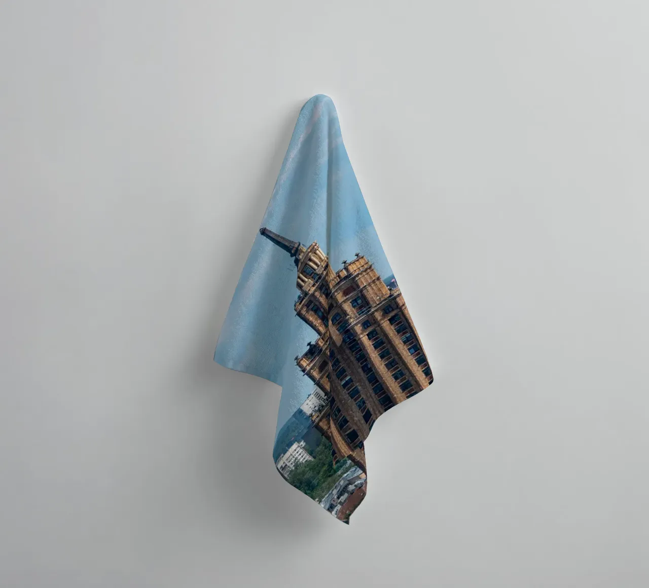 Latvian Academy of Sciences in Riga towel by anderm