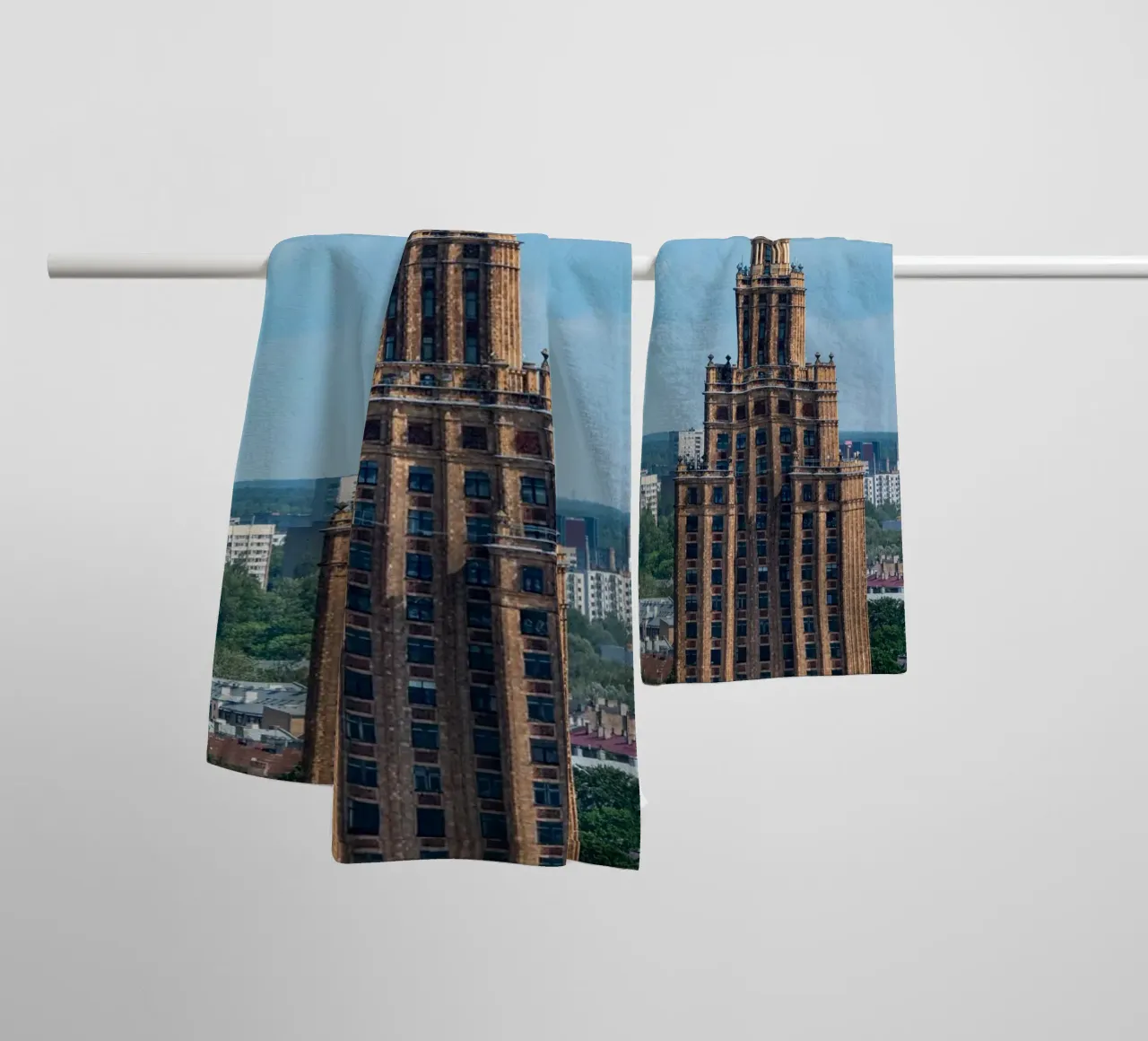 Latvian Academy of Sciences in Riga towel by anderm