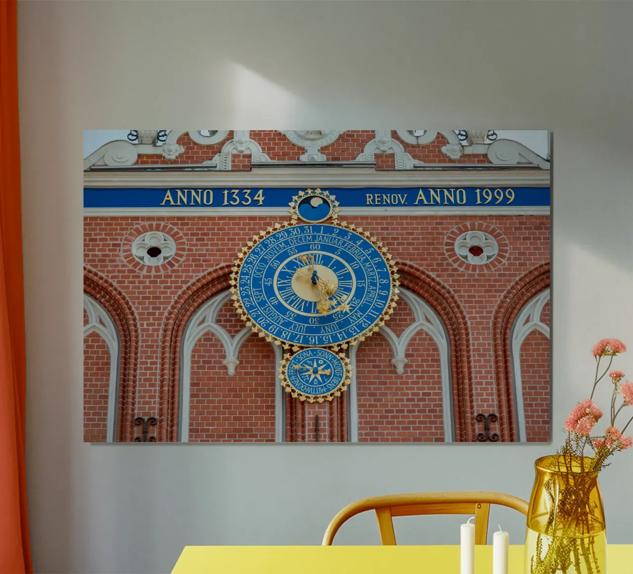 Haus der Schwarzköpfe in Riga, Lettland Poster von anderm
