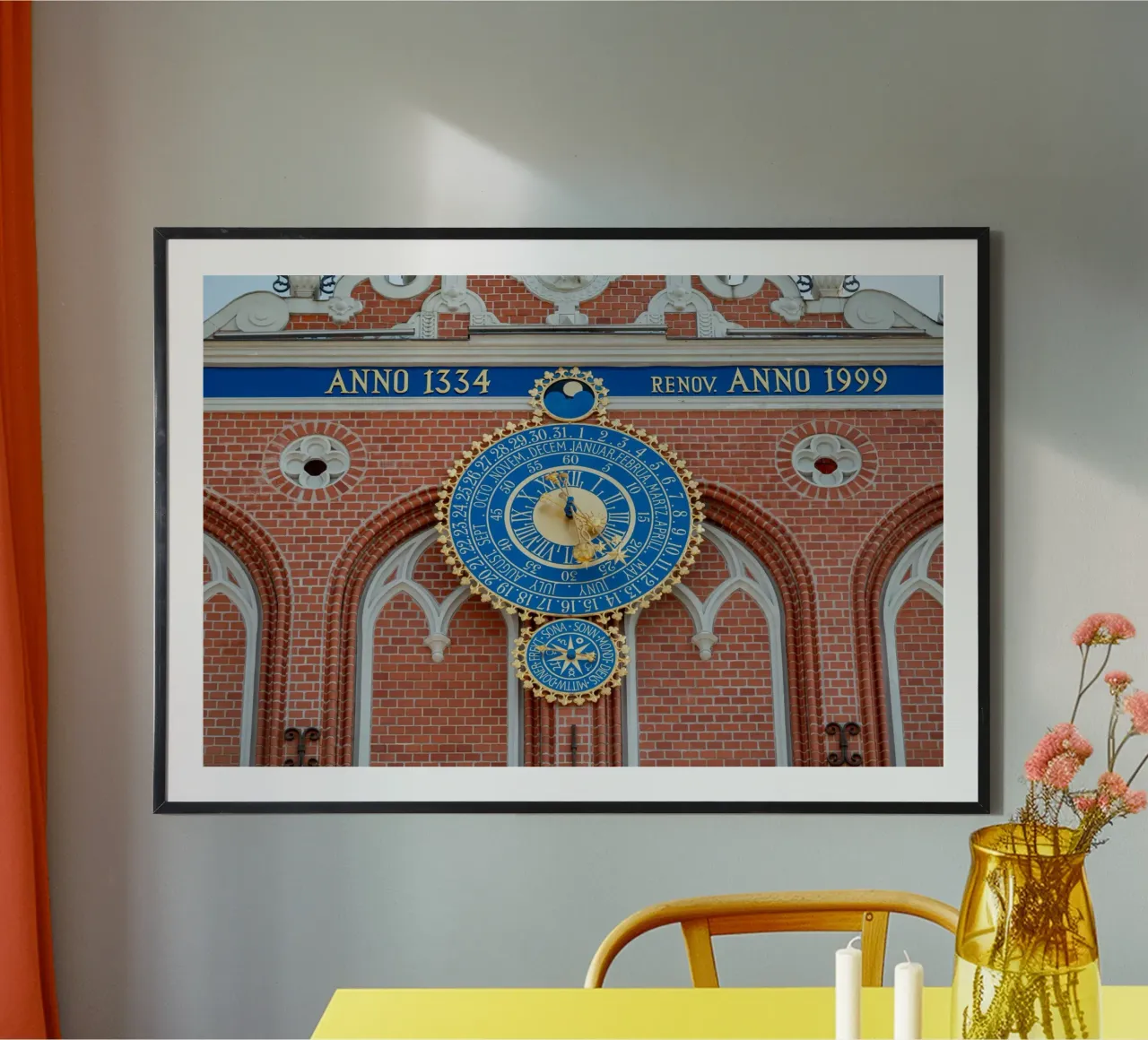 Haus der Schwarzköpfe in Riga, Lettland Poster von anderm