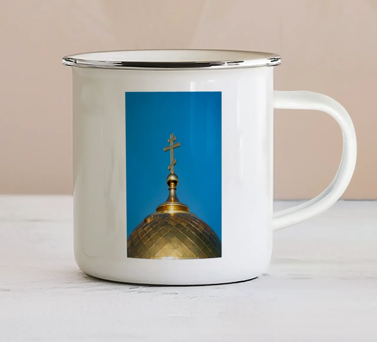 Riga Cattedrale ortodossa della Natività di Cristo tazza in smalto da anderm