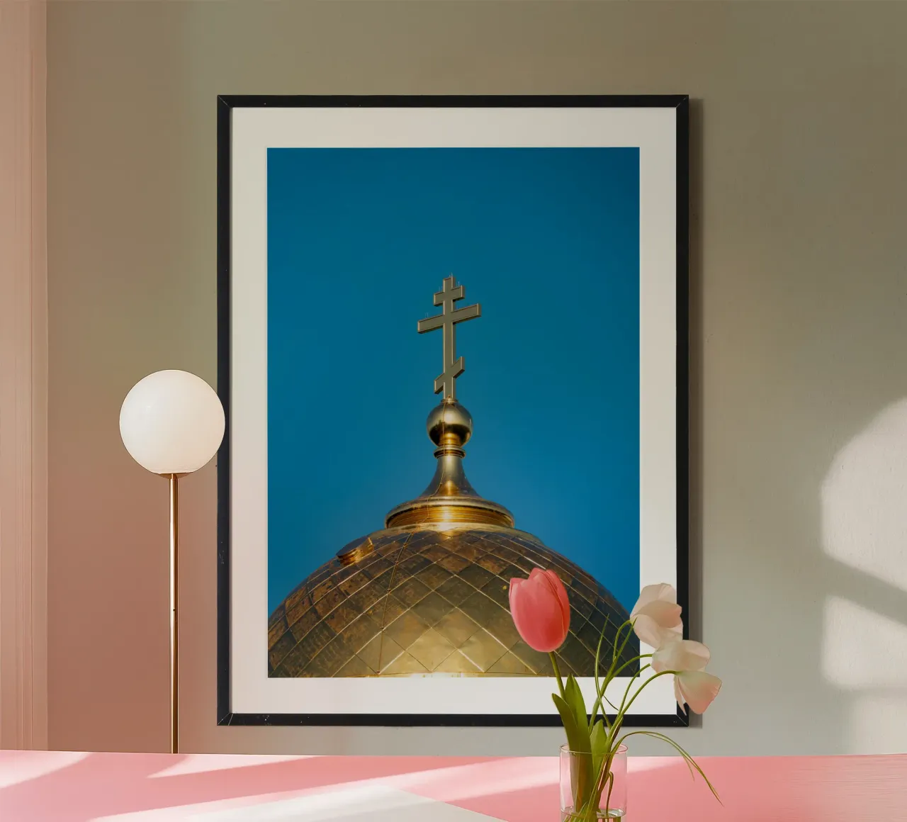 Riga Cattedrale ortodossa della Natività di Cristo poster da anderm