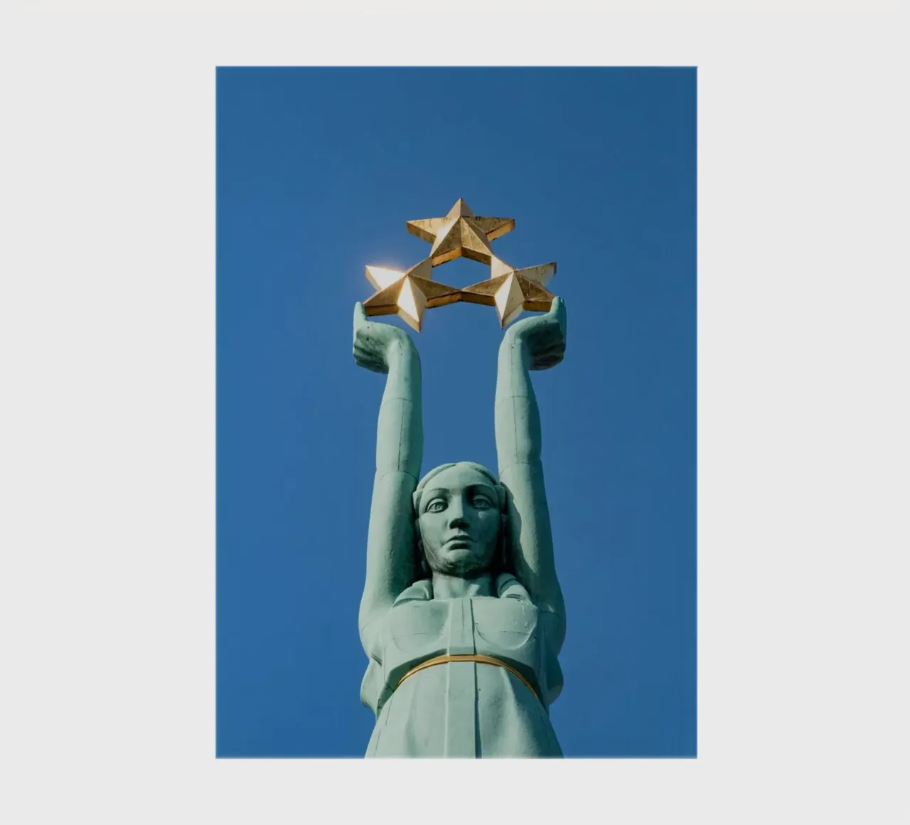 Statue of freedom in Riga, Latvia notebook by anderm