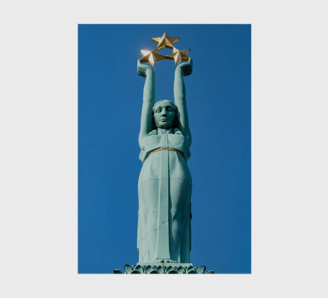Statue of freedom in Riga, Latvia notebook by anderm