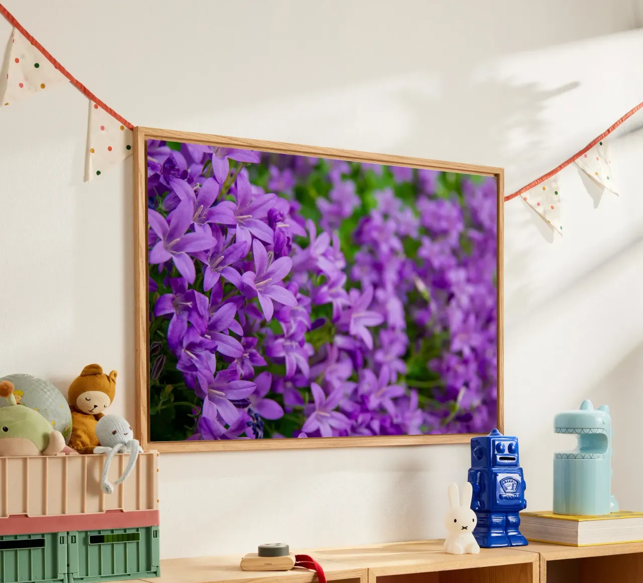 Campanule viola plexiglass da anderm