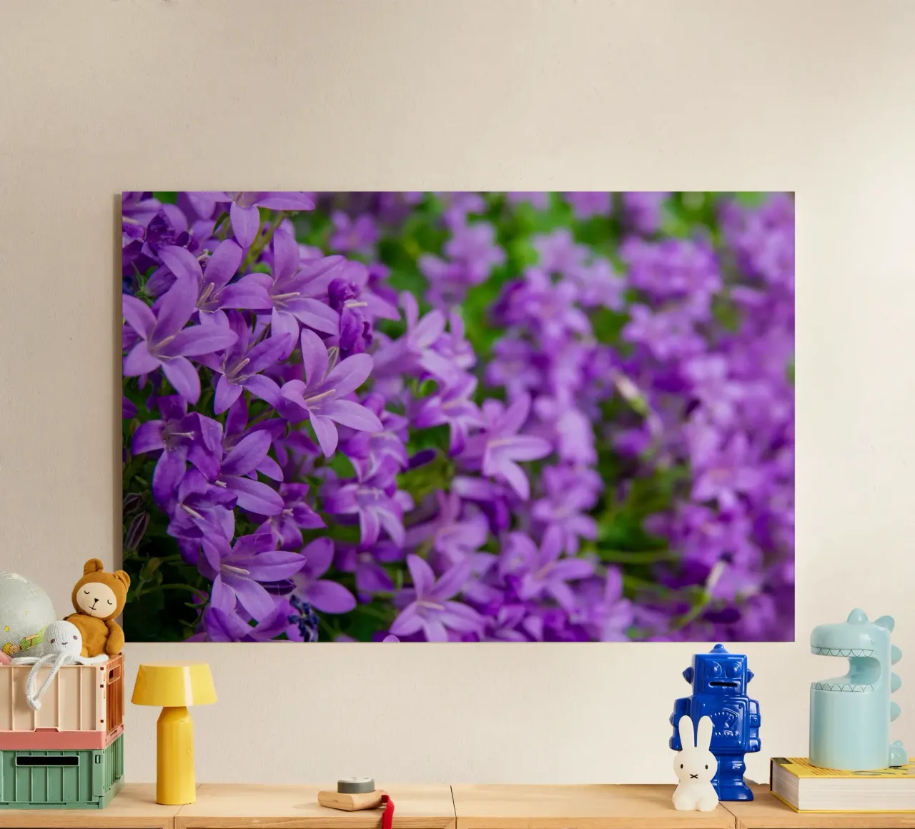 Campanule viola plexiglass da anderm