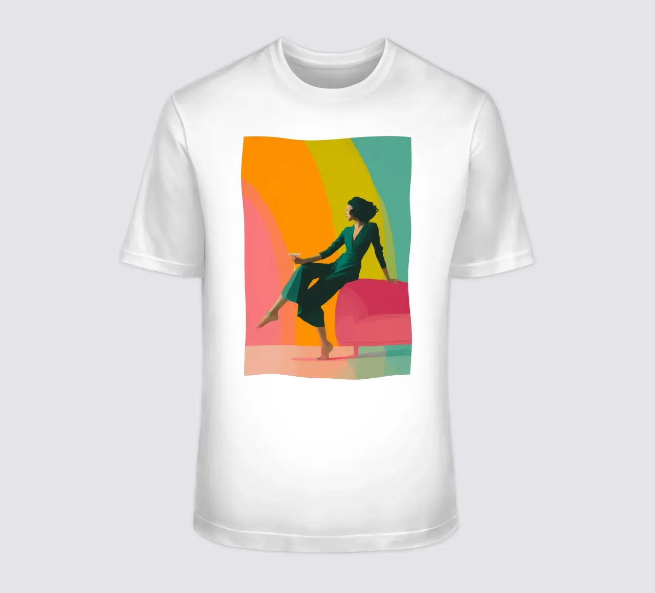 Rainbow Lounge t-shirt by Clara August