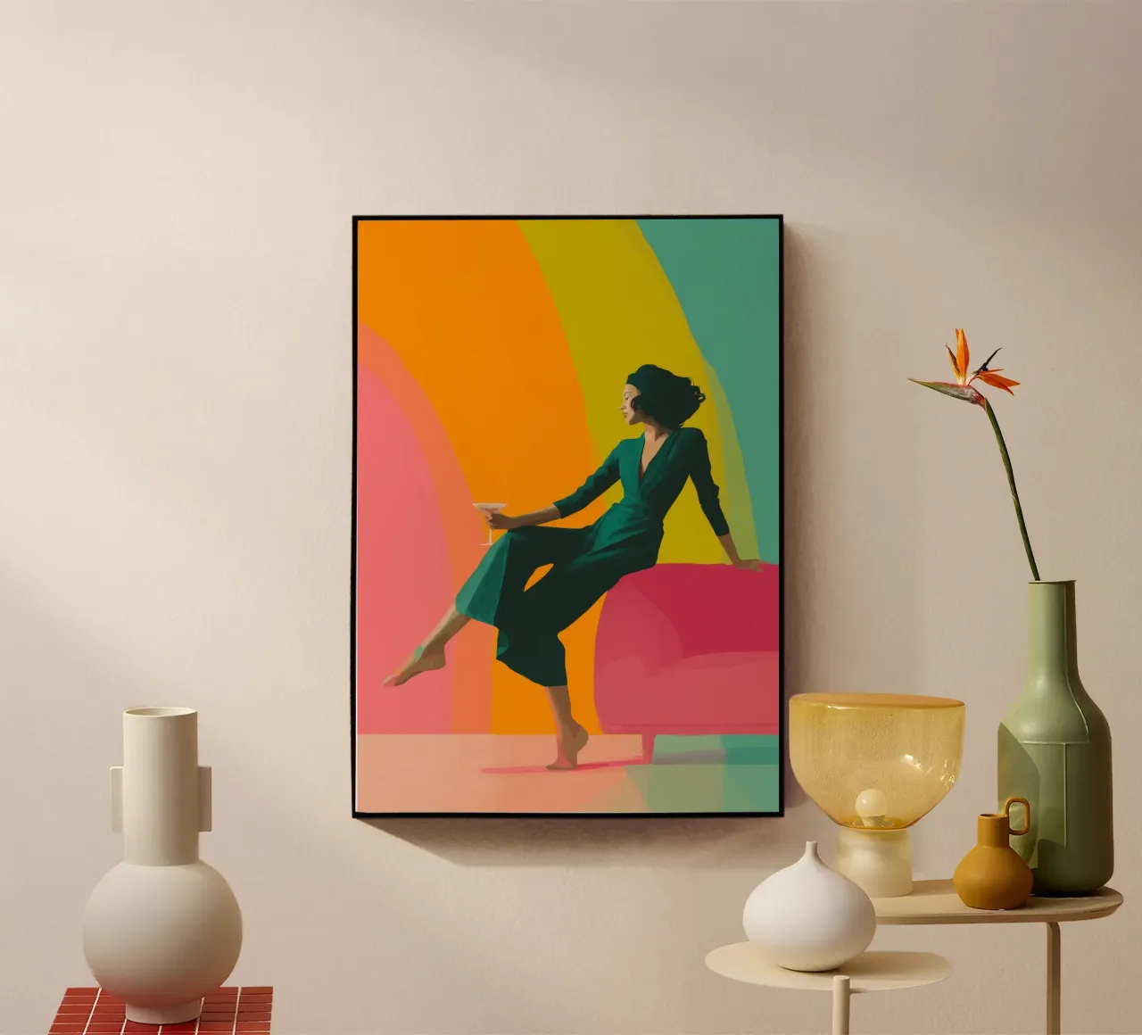 Rainbow Lounge plexiglass da Clara August