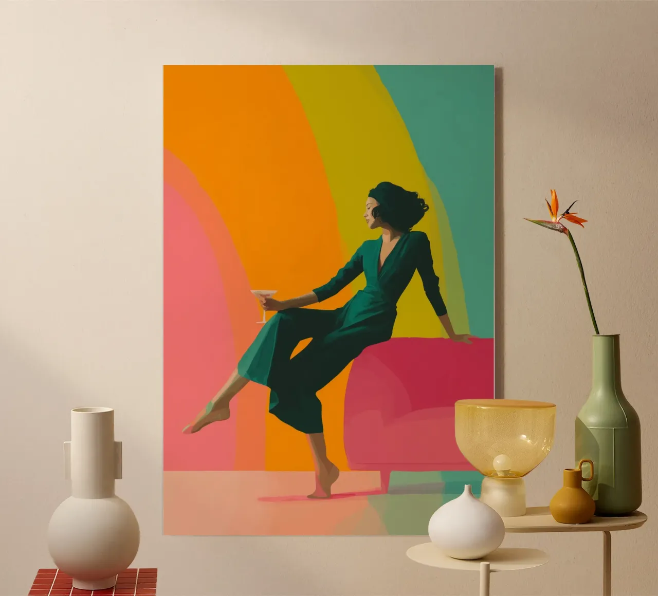 Rainbow Lounge plexiglass da Clara August