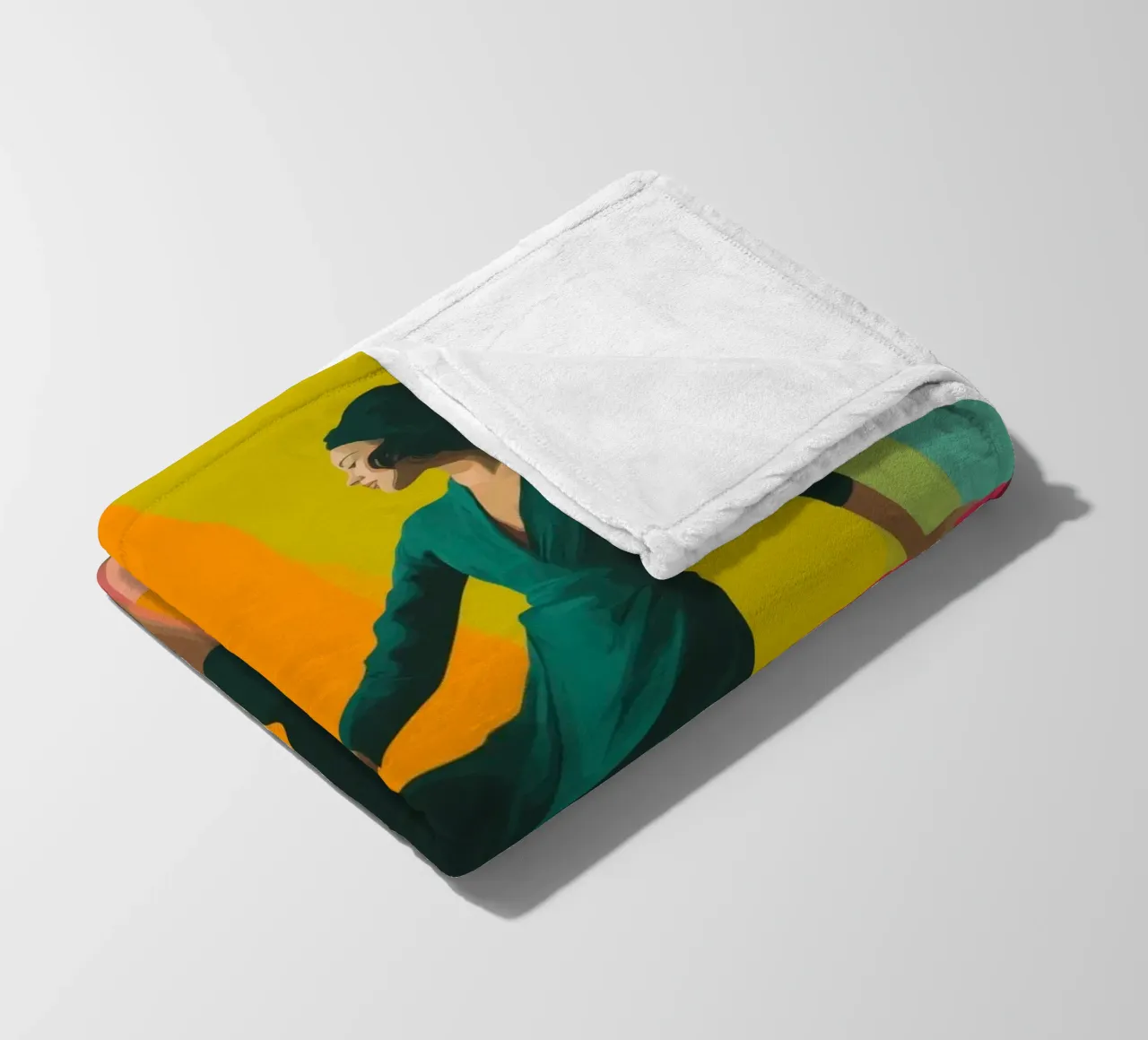 Rainbow Lounge coperta in pile da Clara August