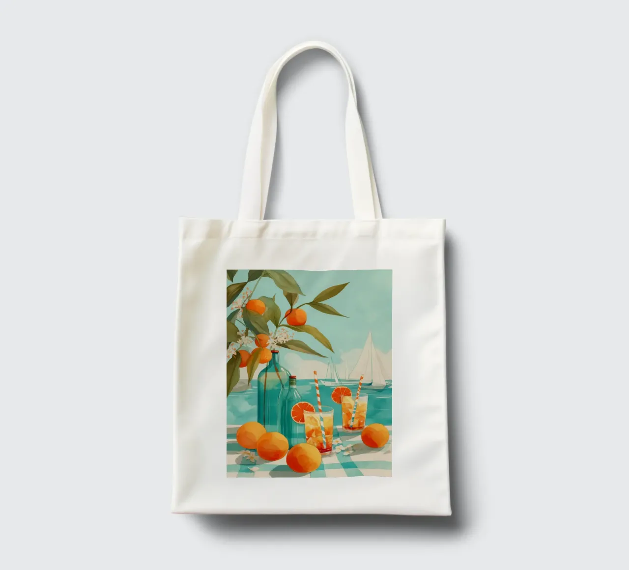 Citrus Coast borsa in juta da Clara August