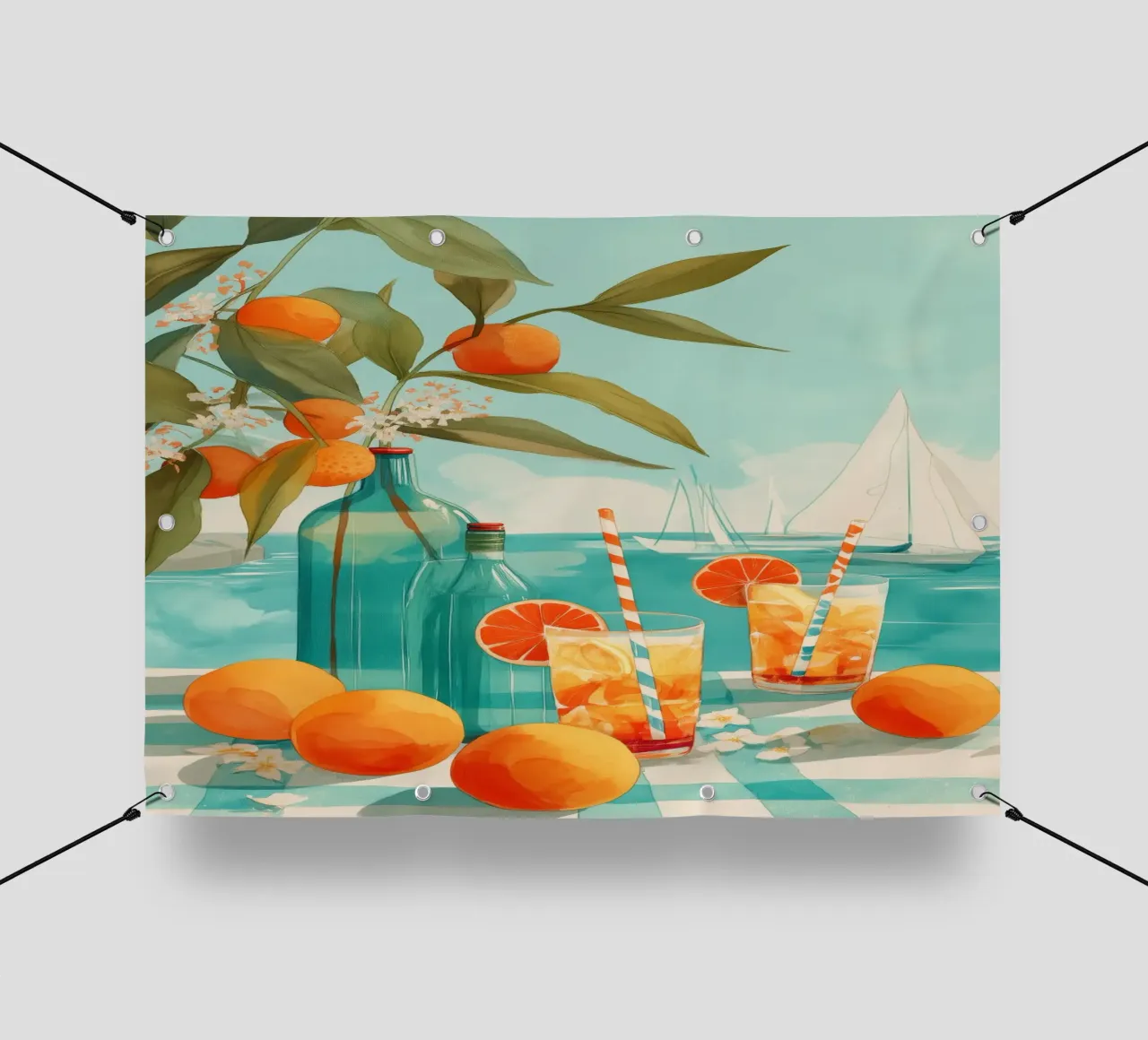 Citrus Coast telo in pvc da Clara August