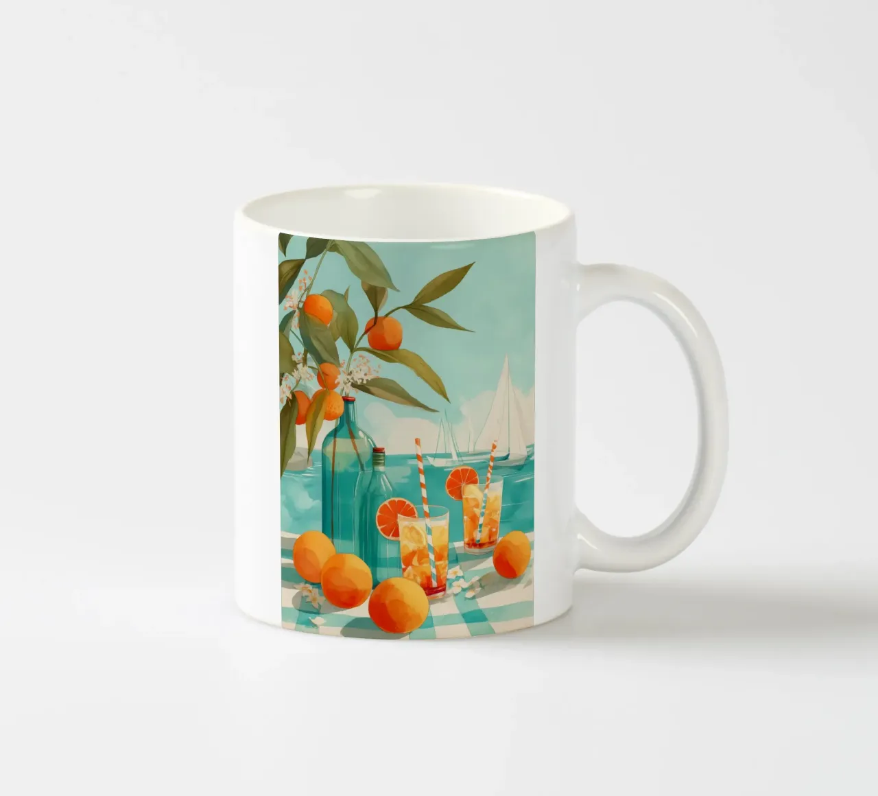 Citrus Coast tazza in ceramica da Clara August