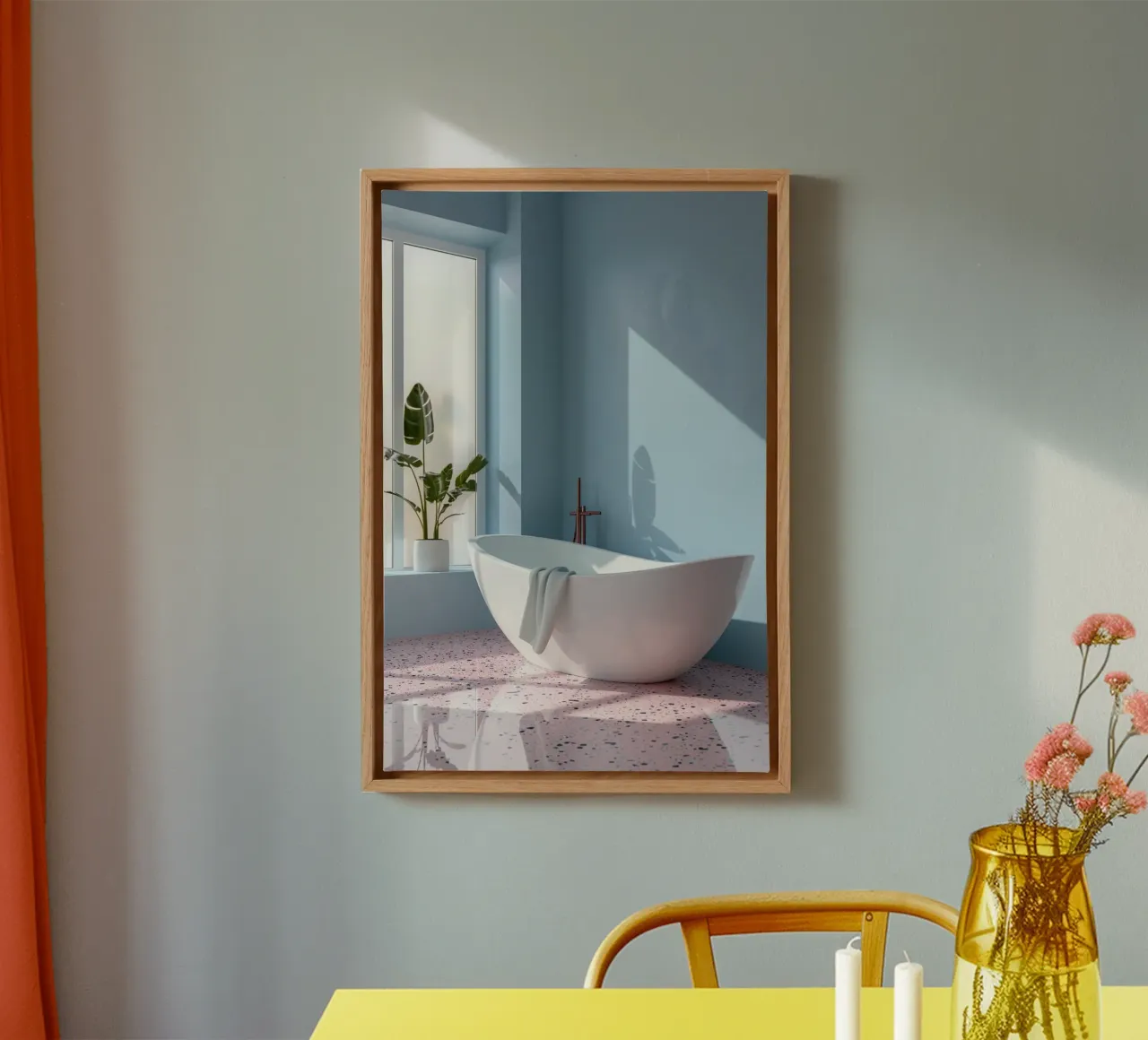 Serenity in the Bath canvas by lieblu
