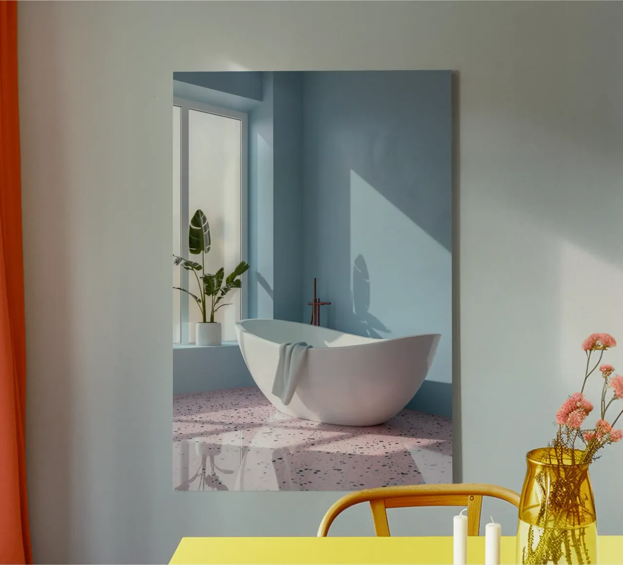 Serenity in the Bath canvas by lieblu