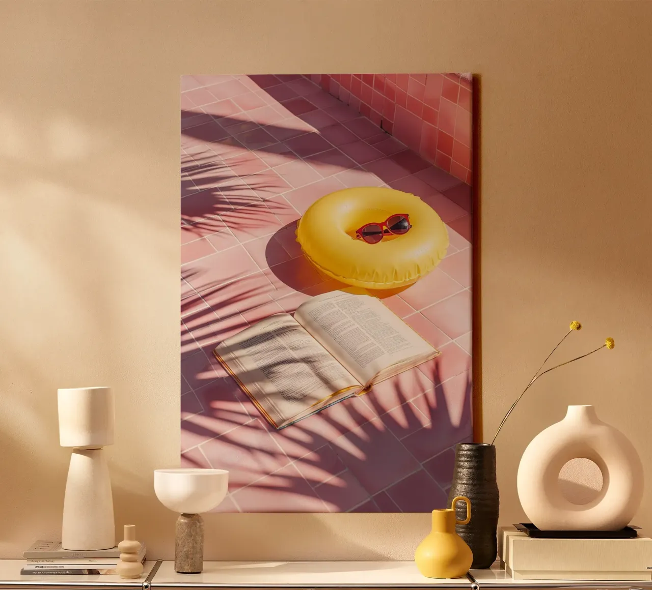 Dopamine Poolside canvas by lieblu