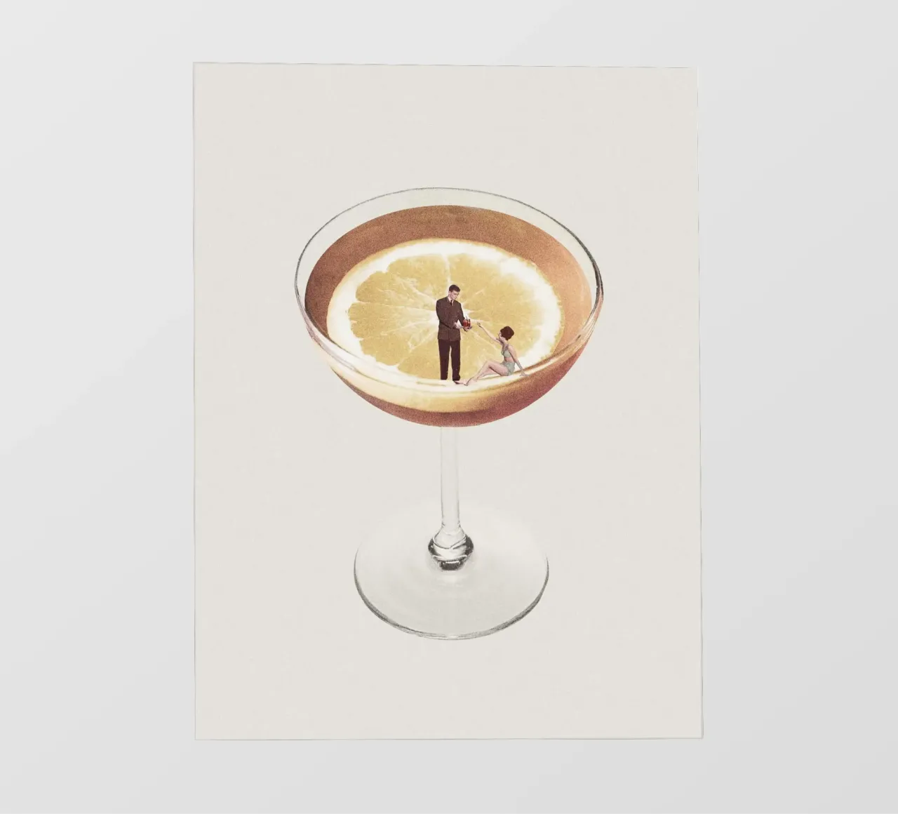 Maarten Leon - Cocktail al limone telo in pvc da Kunairaisem
