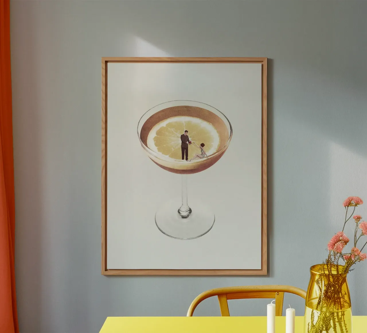 Maarten Leon - Cocktail al limone alluminio dibond da Kunairaisem
