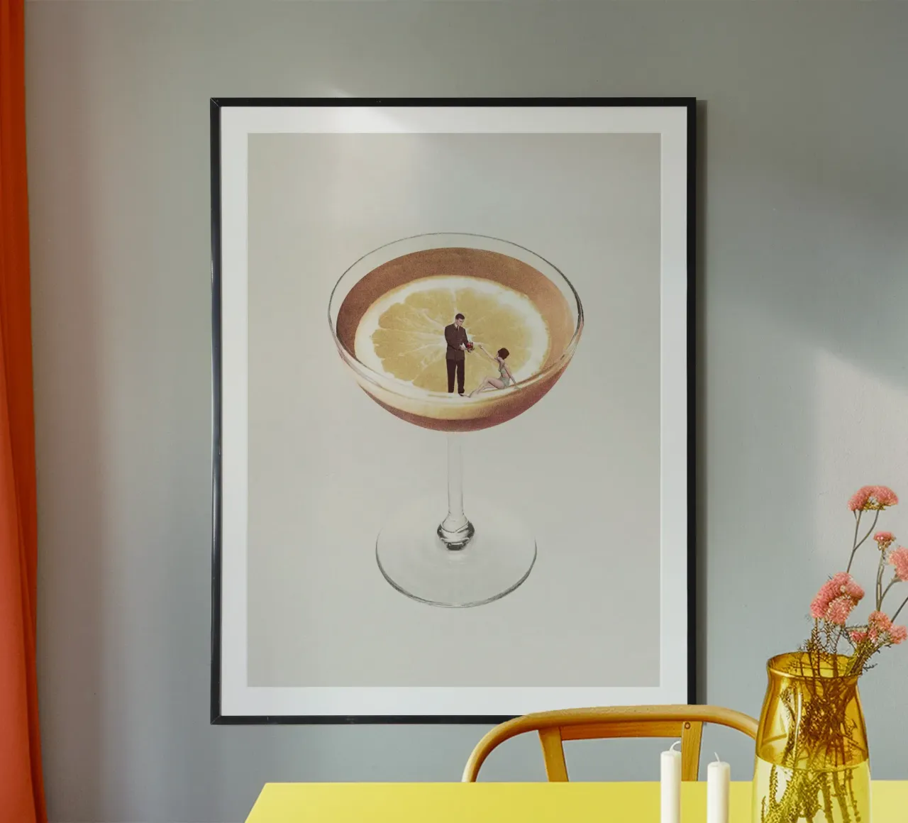 Maarten Leon - Cocktail al limone carta hahnemühle da Kunairaisem