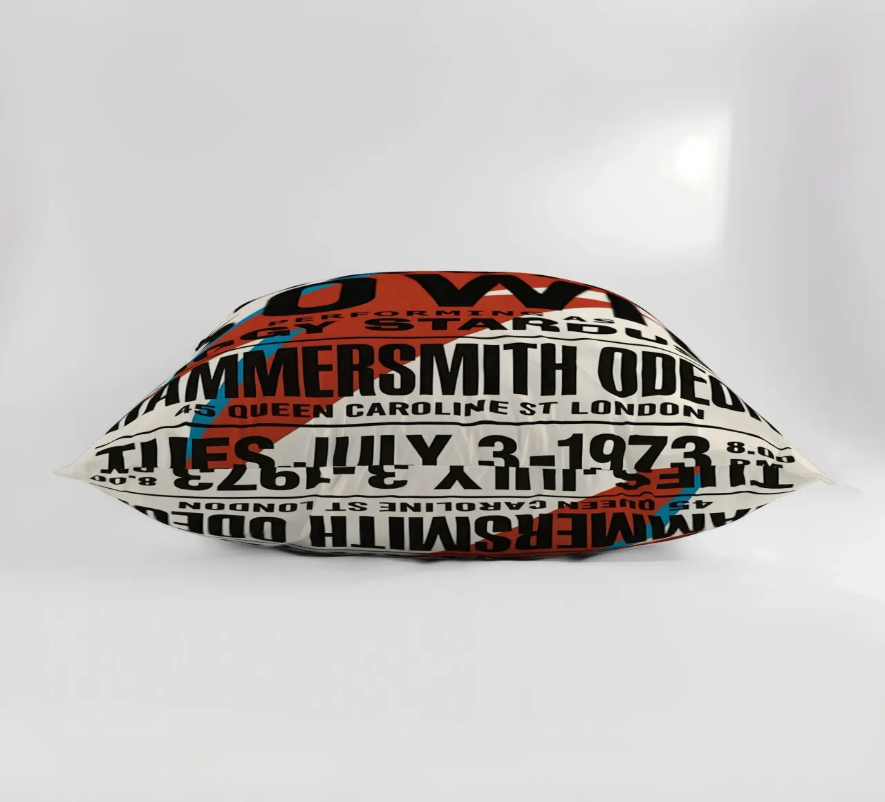 Reproduction David Bowie Hammersmith Odeon Music cuscino da DGUnder